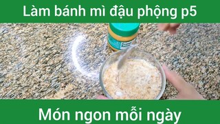 Làm bánh mì đậu phộng p5