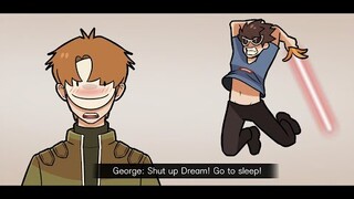 Dream don't want to sleep ft. George's Banana lightsaber (Fever Dream) | Dream SMP Animatic