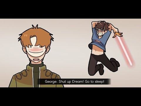 Dream don't want to sleep ft. George's Banana lightsaber (Fever Dream) | Dream SMP Animatic