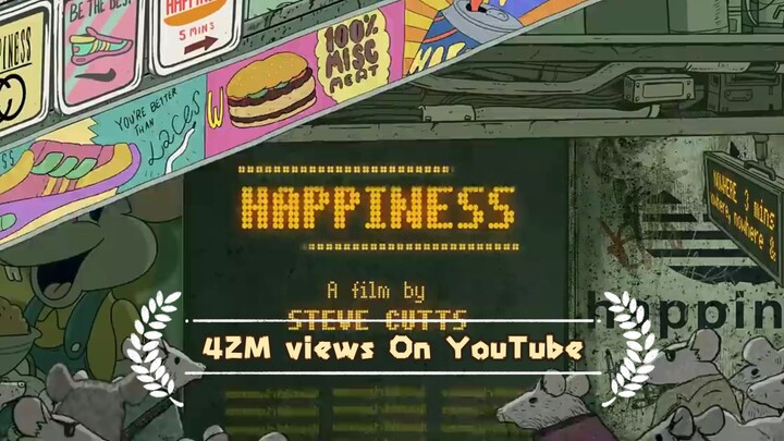 "Happiness" by: Steve Cutts