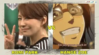 ROMI PARK VS HANGE ZOE / Seiyuu / Voice Over / Anime Vs Voice Actor / Attack on Titan