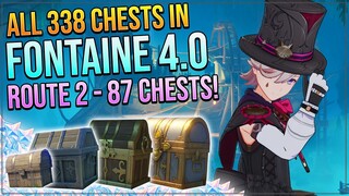 Genshin Impact 4.0 Complete Chest Guide! 338 Chests! Belleau Region & Beryl! | ROUTE 2 - 87 CHESTS