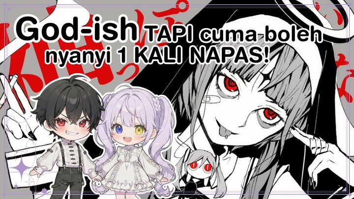 【1 BREATH CHALLENGE】God-ish (神っぽいな) ／ PINOCCHIOP by pinapii ft. @Jhontraper007
