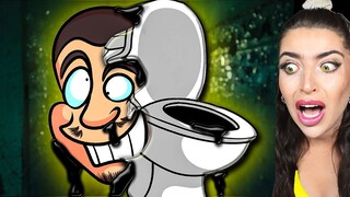 SKIBIDI TOILET SAD ORIGIN STORY!? (CRAZIEST ANIMATION EVER! *ANYTHINGALEXIA REACTION*)