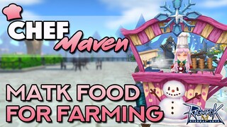 CHEF MAVEN'S BEST MATK FOOD FOR FARMING | Ragnarok Mobile Eternal Love