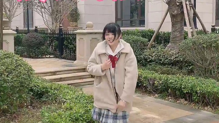 [Vertical screen first shot] Your winter girlfriend~Confession practice [blind chicken neck jump.ver