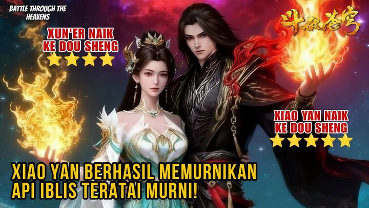 Battle Through The Heavens: Xiao Yan Serap Api Iblis Teratai Murni, 10 Teratai Api Meledak!