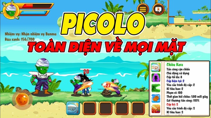 Rồng Thần Online ✅ Nhân vật Picolo, chi tiết kỹ năng, sức mạnh, tiềm năng...v.v
