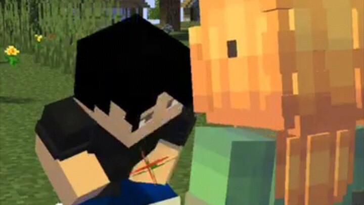 Beautiful girlfriend and pillager crown RICH - minecraft animation