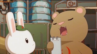 In "Year Hare Affair", the boss Mao Xiong who is afraid of ghosts is frightened by the rabbit who st