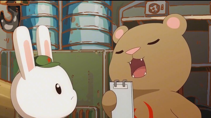 In "Year Hare Affair", the boss Mao Xiong who is afraid of ghosts is frightened by the rabbit who st