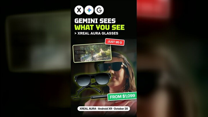 Glasses where Gemini sees what you see: XREAL Aura on Android XR