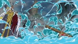 Luffy vs Marine Fleet admirals