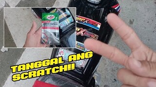 PAANO TANGGALIN ANG SCRATCH SA TANGKI NG MOTOR | PARANG BAGO NA ULIT