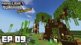 Minecraft มือถือ เอาชีวิตรอด _ EP.9 ต้นไม้เวทมนตร์!