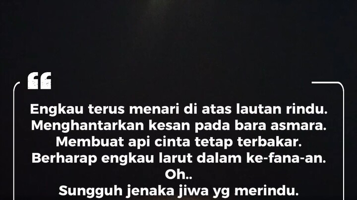 jiwa yang merindu