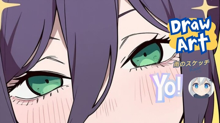Yo!! Drawing versi Eyes Coloring (Reze × Chainsaw Man) 🐼