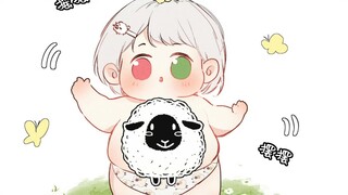 胖蘑菇宝宝小时候太可爱了！