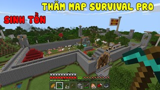 THỬ THÁCH SINH TỒN || 24 GIỜ KHÁM PHÁ MAP SURVIVAL PRO SẼ BẢO VỆ NTN