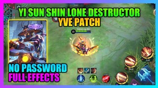 Yi Sun Shin Collector Skin Script NO PASSWORD | Lone Destructor Script Full Effect, ABC File, Voice