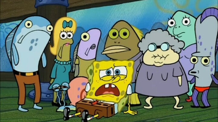 Patrick: He looks like a zombie, yellow