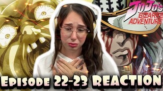 FIRST DEATH | Jojos Bizarre Adventure Diamond Is Unbreakable | Episode 22-23 | REACTION