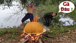 Gà Bọc Đất Nướng Cả Lông - Món Ăn Thời Chăn Trâu Của Bang Chủ Cái Bang Mao Đại Ca