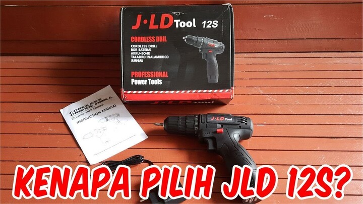 UNBOXING BOR BATERAI MURAH DIHARGA 100RIBUAN! | JLD 12S CORDLESS DRILL12V