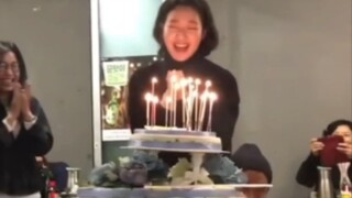 Blow out the candles and you will appear beside me