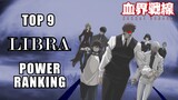 Kekkai Sensen Strongest LIBRA Members Ranked [POWER LEVELS]