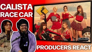 PRODUCERS REACT - Calista Race Car Reaction