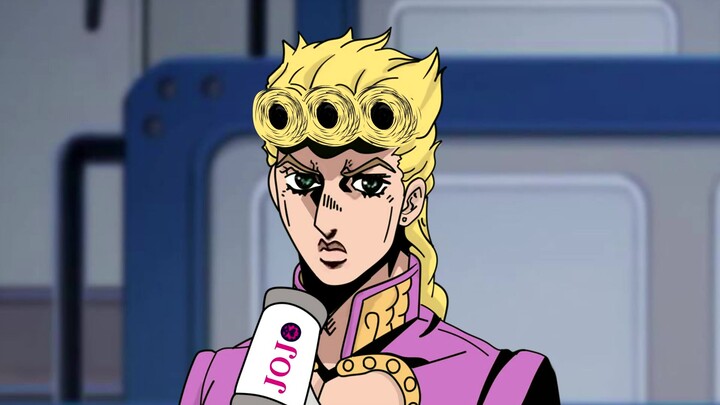 [Doujin painting] Giorno Giovanna is drying his hair