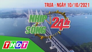 Nhịp sống 24h - Trưa, 10/10/2021 | Đồng Tháp: Tiêm vắc xin cho người bán vé số | THDT