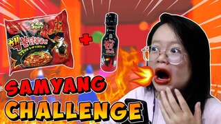 ATUN & MOMON SAMYANG CHALLENGE GONE WRONG!! SAMPE MOMON GA BISA NGOMONG @BANGJBLOX | ROBLOX