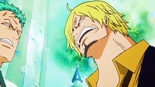 Sanji sedikit berhati-hati dan diam-diam menaruh Den Den Mushi pada Zoro!