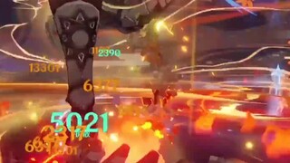 lol, my Genshin Impact doesn't have a flat key at all