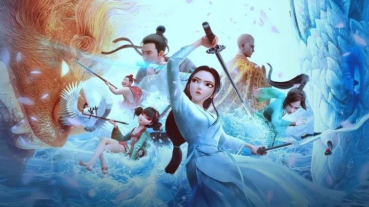 White Snake Afloat (Bai she Fu sheng) Full Movie | Chinese Animated Fantasy
