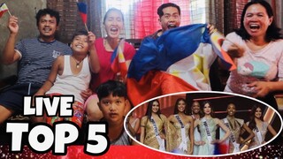 ATEBANG LIVE REACTION | ANNOUNCEMENT OF TOP 5 FINALIST MISS UNIVERSE 2021 #top5