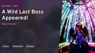 Ep 1 - Yasei no Last Boss ga Arawareta! Sub Indo || Kuramanime