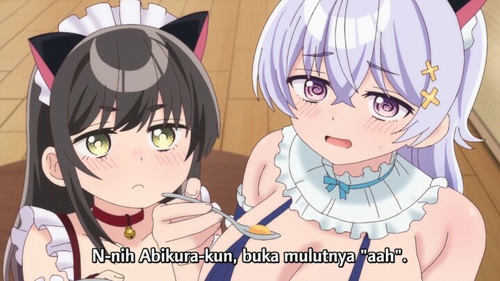 Hiyori-Sensei dan Yuuki-chan siap melayani Abikura dengan pakaian Maid sampe puas tuh 🥵💦