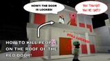 Red Door Locked|How to CATCH people CAMPING ON THE ROOF in Chapter11-Outpost [Roblox Piggy Glitches]