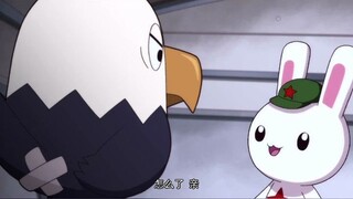 那兔：兔兔工作不认真，鹰酱老兄很生气，对其施展爱的鞭策