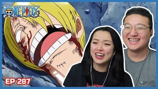 SANJI TURNED INTO A BALLOON??! | One Piece Episode 287 Couples Reaction & Discussion