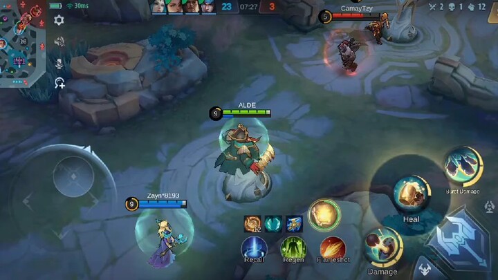 aku lumayan jago main bane