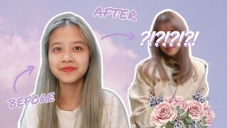 MAKEOVER ME // cắt mái,  nhuộm tóc, makeup và thử outfit mới | Ly Nguyễn