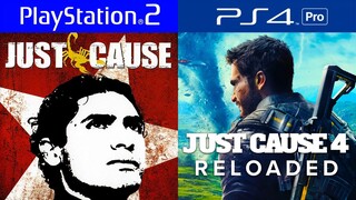 JUST CAUSE PlayStation Evolution PS2 - PS4