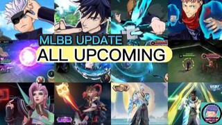 ALL 8 UPCOMING NEW SKIN AND MLBB X JUJUTSU KAISER COLLAB #mobile legends #mlbb upcoming #mlbb update