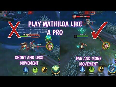 Things you must know about Mathilda skill combo in mobile legends