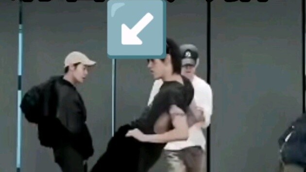 It was a close call, thanks to our Yingzi's long legs