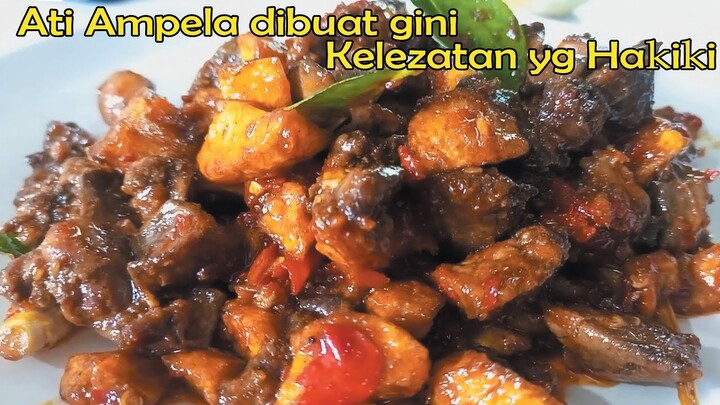 Cara Masak Ati Ampela Kentang Balado Padang
